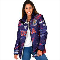 Custom United States Cricket Spirit 2026 Padded Jacket World T20 Edition - Wonder Print Shop