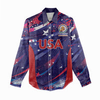 Custom United States Cricket Spirit 2026 Women Casual Shirt World T20 Edition - Wonder Print Shop