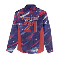 Custom United States Cricket Spirit 2026 Women Casual Shirt World T20 Edition - Wonder Print Shop