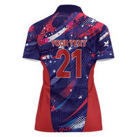 Custom United States Cricket Spirit 2026 Women Polo Shirt World T20 Edition - Wonder Print Shop
