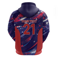 Custom United States Cricket Spirit 2026 Zip Hoodie World T20 Edition - Wonder Print Shop