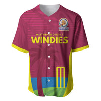 Custom West Indies Cricket Spirit 2026 Baseball Jersey World T20 Edition - Wonder Print Shop