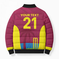 Custom West Indies Cricket Spirit 2026 Bomber Puffer Jacket World T20 Edition - Wonder Print Shop