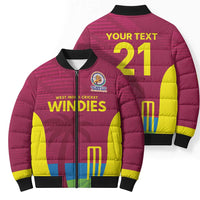 Custom West Indies Cricket Spirit 2026 Bomber Puffer Jacket World T20 Edition - Wonder Print Shop