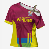 Custom West Indies Cricket Spirit 2026 Cross Shoulder Shirt World T20 Edition - Wonder Print Shop