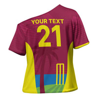 Custom West Indies Cricket Spirit 2026 Cross Shoulder Shirt World T20 Edition - Wonder Print Shop