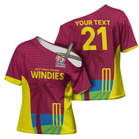 Custom West Indies Cricket Spirit 2026 Cross Shoulder Shirt World T20 Edition - Wonder Print Shop