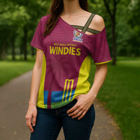 Custom West Indies Cricket Spirit 2026 Cross Shoulder Shirt World T20 Edition - Wonder Print Shop