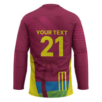 Custom West Indies Cricket Spirit 2026 Hockey Jersey World T20 Edition - Wonder Print Shop