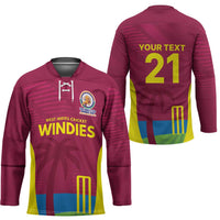 Custom West Indies Cricket Spirit 2026 Hockey Jersey World T20 Edition - Wonder Print Shop