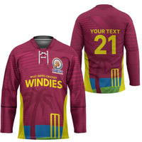 Custom West Indies Cricket Spirit 2026 Hockey Jersey World T20 Edition - Wonder Print Shop