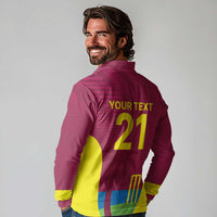Custom West Indies Cricket Spirit 2026 Long Sleeve Polo Shirt World T20 Edition - Wonder Print Shop