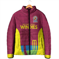 Custom West Indies Cricket Spirit 2026 Padded Jacket World T20 Edition - Wonder Print Shop