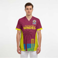 Custom West Indies Cricket Spirit 2026 Scrub Top World T20 Edition - Wonder Print Shop