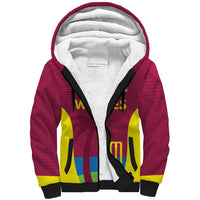 Custom West Indies Cricket Spirit 2026 Sherpa Hoodie World T20 Edition - Wonder Print Shop