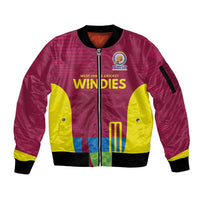 Custom West Indies Cricket Spirit 2026 Sleeve Zip Bomber Jacket World T20 Edition - Wonder Print Shop