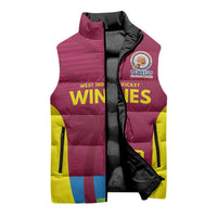 Custom West Indies Cricket Spirit 2026 Sleeveless Puffer Jacket World T20 Edition - Wonder Print Shop