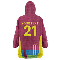 Custom West Indies Cricket Spirit 2026 Wearable Blanket Hoodie World T20 Edition - Wonder Print Shop