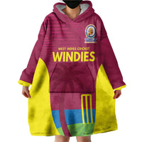Custom West Indies Cricket Spirit 2026 Wearable Blanket Hoodie World T20 Edition - Wonder Print Shop