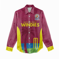 Custom West Indies Cricket Spirit 2026 Women Casual Shirt World T20 Edition - Wonder Print Shop