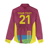 Custom West Indies Cricket Spirit 2026 Women Casual Shirt World T20 Edition - Wonder Print Shop