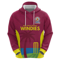 Custom West Indies Cricket Spirit 2026 Zip Hoodie World T20 Edition - Wonder Print Shop