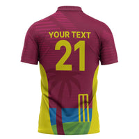 Custom West Indies Cricket Spirit 2026 Zipper Polo Shirt World T20 Edition - Wonder Print Shop
