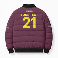 Custom West Indies 1999 Retro Bomber Puffer Jacket Classic Champion Vintage - Wonder Print Shop