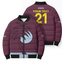 Custom West Indies 1999 Retro Bomber Puffer Jacket Classic Champion Vintage - Wonder Print Shop