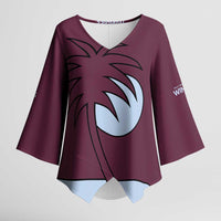 Custom West Indies 1999 Retro Kimono Sleeve Blouse Classic Champion Vintage - Wonder Print Shop