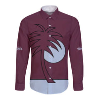 Custom West Indies 1999 Retro Long Sleeve Button Shirt Classic Champion Vintage - Wonder Print Shop