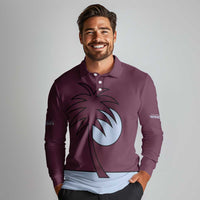 Custom West Indies 1999 Retro Long Sleeve Polo Shirt Classic Champion Vintage - Wonder Print Shop