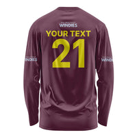 Custom West Indies 1999 Retro Long Sleeve Shirt Classic Champion Vintage - Wonder Print Shop