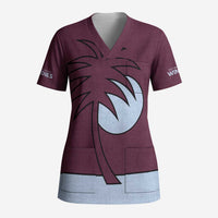 Custom West Indies 1999 Retro Scrub Top Classic Champion Vintage - Wonder Print Shop