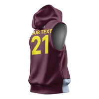 Custom West Indies 1999 Retro Sleeveless Hoodie Classic Champion Vintage - Wonder Print Shop