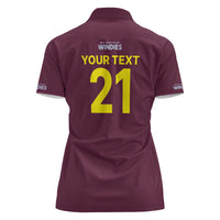 Custom West Indies 1999 Retro Women Polo Shirt Classic Champion Vintage - Wonder Print Shop