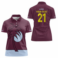 Custom West Indies 1999 Retro Women Polo Shirt Classic Champion Vintage - Wonder Print Shop