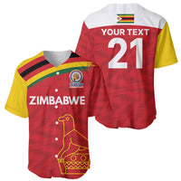 Custom Zimbabwe Cricket Spirit 2026 Baseball Jersey World T20 Edition - Wonder Print Shop