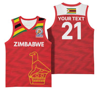 Custom Zimbabwe Cricket Spirit 2026 Basketball Jersey World T20 Edition - Wonder Print Shop