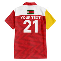 Custom Zimbabwe Cricket Spirit 2026 Hawaiian Shirt World T20 Edition - Wonder Print Shop