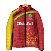 Custom Zimbabwe Cricket Spirit 2026 Padded Jacket World T20 Edition - Wonder Print Shop