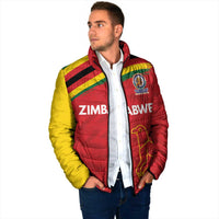 Custom Zimbabwe Cricket Spirit 2026 Padded Jacket World T20 Edition - Wonder Print Shop