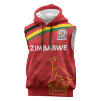 Custom Zimbabwe Cricket Spirit 2026 Sleeveless Hoodie World T20 Edition - Wonder Print Shop