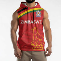 Custom Zimbabwe Cricket Spirit 2026 Sleeveless Hoodie World T20 Edition - Wonder Print Shop