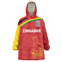 Custom Zimbabwe Cricket Spirit 2026 Wearable Blanket Hoodie World T20 Edition - Wonder Print Shop