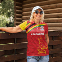 Custom Zimbabwe Cricket Spirit 2026 Women Polo Shirt World T20 Edition - Wonder Print Shop