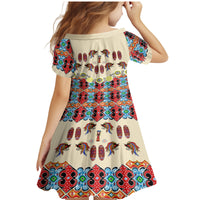 Papua Batik Motif Bird Of Paradise and Native Papuan Shield Family Matching Mermaid Dress and Hawaiian Shirt LT9 - Wonder Print Shop