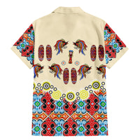 Papua Batik Motif Bird Of Paradise and Native Papuan Shield Family Matching Mermaid Dress and Hawaiian Shirt LT9 - Wonder Print Shop