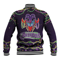 Come At Me Breaux Crawfish Beads Baseball Jacket Mardi Gras Carnival