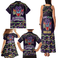 Come At Me Breaux Crawfish Beads Family Matching Tank Maxi Dress and Hawaiian Shirt Mardi Gras Carnival - Wonder Print Shop